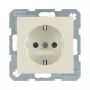 Berker 47238982 SCHUKO kontaktligzda ar eņģu vāciņu, iegremdējamā, 16A 250V, balta (RAL 9010)