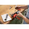 BESSEY S10-ST Mini skrūvspīles S 10 skrūves spaile, sarkana, 100 mm iespīlēšanas platums, 50 mm rīkles dziļums, ar 2 galda skavām