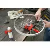BESSEY S10-ST Mini skrūvspīles S 10 skrūves spaile, sarkana, 100 mm iespīlēšanas platums, 50 mm rīkles dziļums, ar 2 galda skavām
