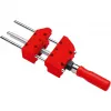 BESSEY S10-ST Mini skrūvspīles S 10 skrūves spaile, sarkana, 100 mm iespīlēšanas platums, 50 mm rīkles dziļums, ar 2 galda skavām