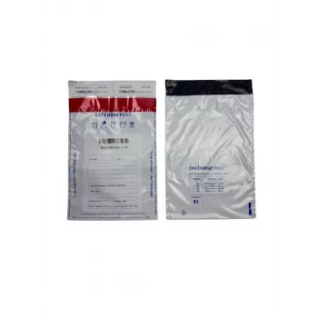 BESTPAK SAFEMONEYBAG drošības noguldījumu aploksnes caurspīdīgas B5 190x260+35 mm 100 gab.