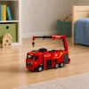 BESTTOYS Ugunsdzēsēju mašīna ar celtni un ūdens lielgabalu RC Huina 1:18