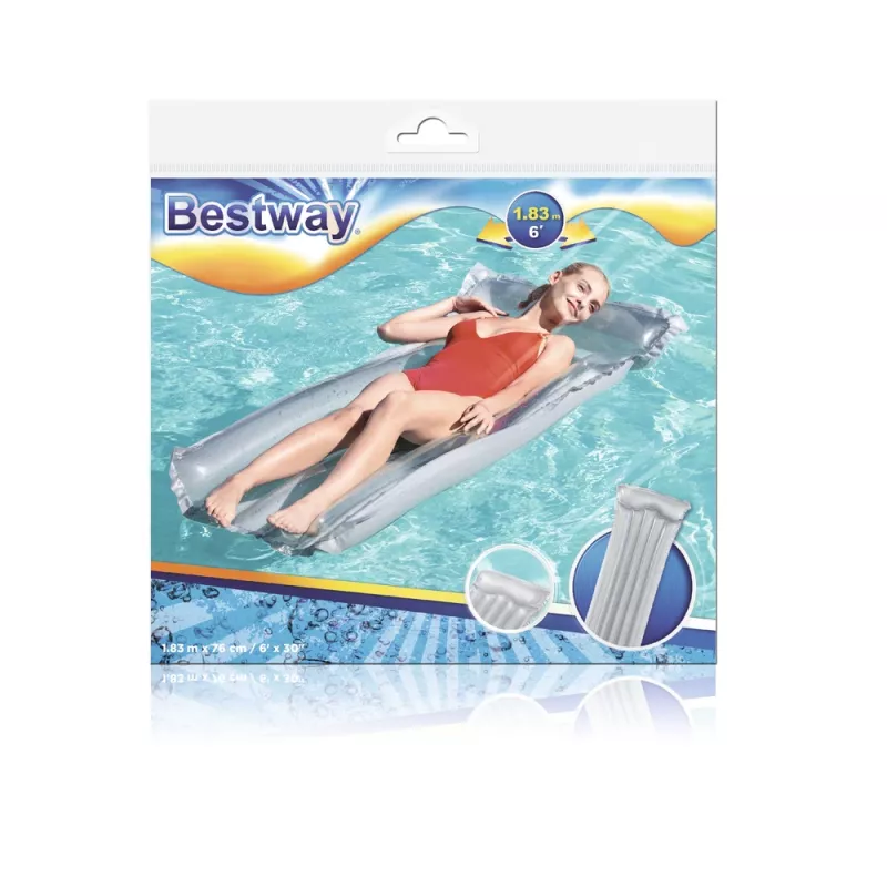 Bestway 44013 Gaisa matracis peldēšanai Pelēks 183 x 76 cm