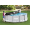 Bestway Flowclear Baseina pārsegs Steel Pro MAX rāmja baseinam 427 cm (14 pēdas) - Zils polietilēns ar virvju saitēm