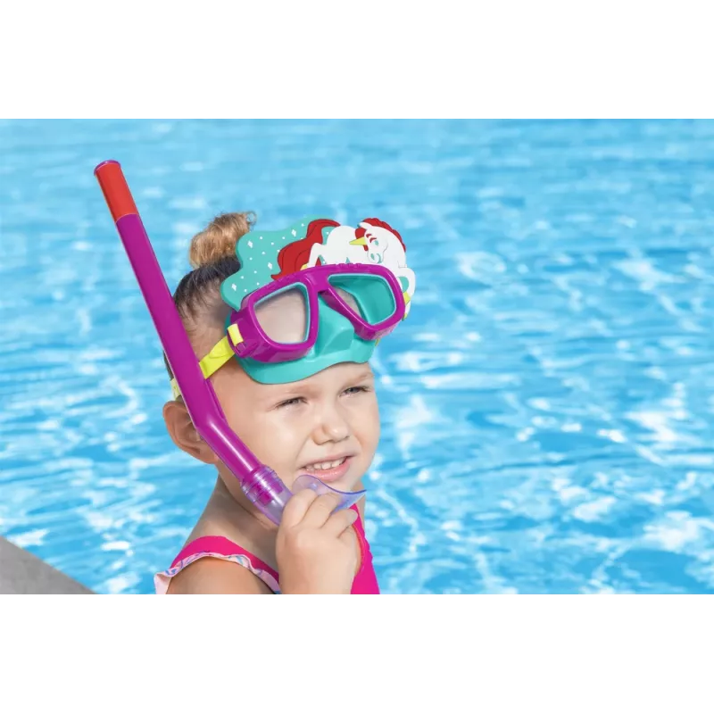 Bestway Hydro-Swim Niršanas maska un snorkelis - Rozā