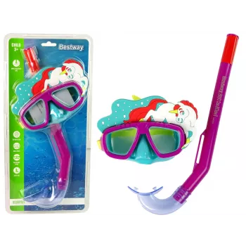 Bestway Hydro-Swim Niršanas maska un snorkelis - Rozā