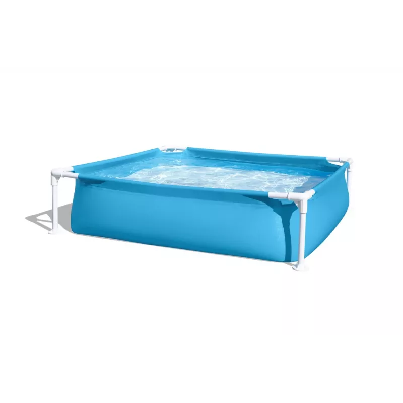 Bestway Steel Pro Frame Baseins 122 cm x 122 cm x 30,5 cm Kvadrātveida Virszemes Baseins Bērniem 365 L Zils