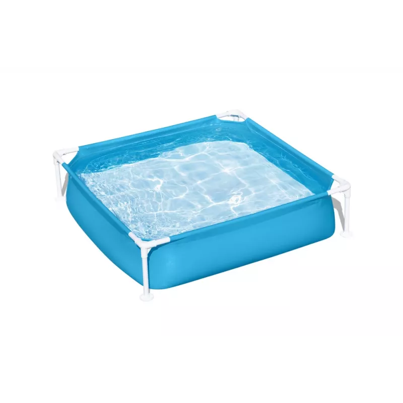 Bestway Steel Pro Frame Baseins 122 cm x 122 cm x 30,5 cm Kvadrātveida Virszemes Baseins Bērniem 365 L Zils