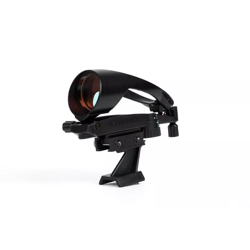 BETA Celestron StarPointer PRO teleskopa vadošais tēmēklis - sarkanā punkta meklētājs, 1x palielinājums, 5 MOA tīkliņš, 10 spilgtuma līmeņi, baložu astes stiprinājums, melns