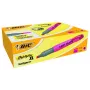 BIC Brite Liner Grip marķieris, šķautņu uzgalis, rozā, 1,7-5,1 mm līnijas platums, 1 gabals