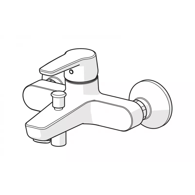 Bidet jaucējkrāns 3918F SAGA, pulēts hroms