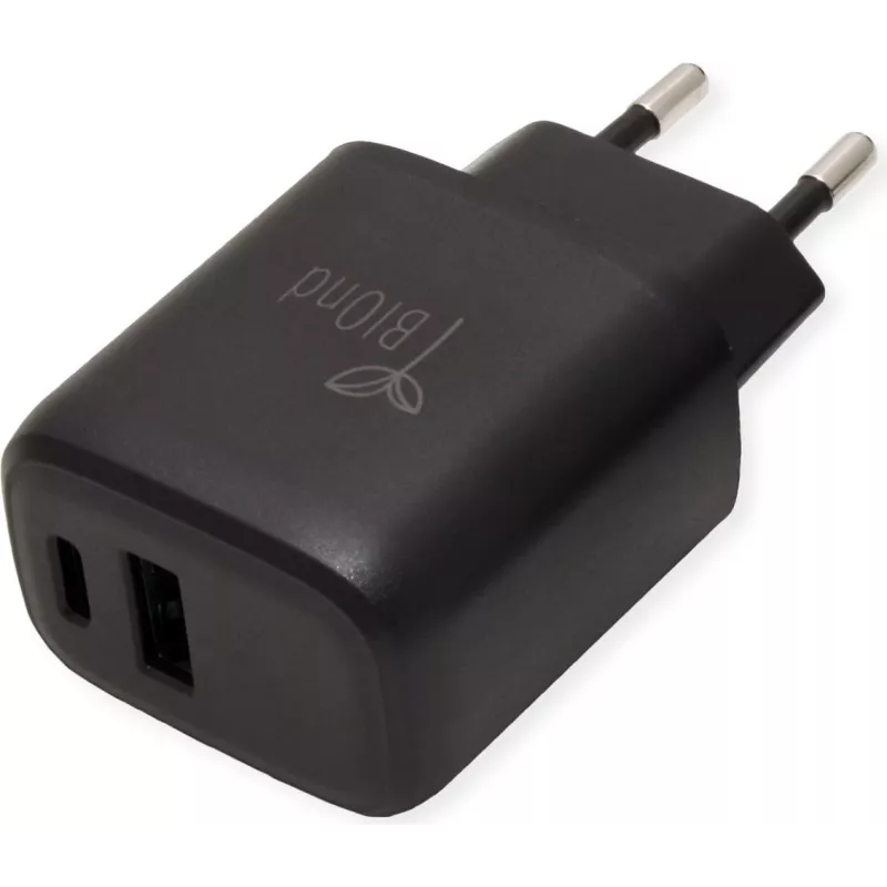 BIOND PD 20W lādētājs ar diviem USB-C portiem (BIO-CMC-20W)
