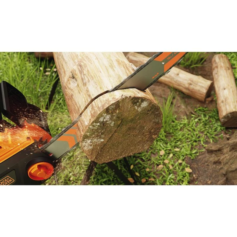 BLACK & DECKER BECS2245-QS 2200W Elektriskais ķēdes zāģis ar 45 cm stieni