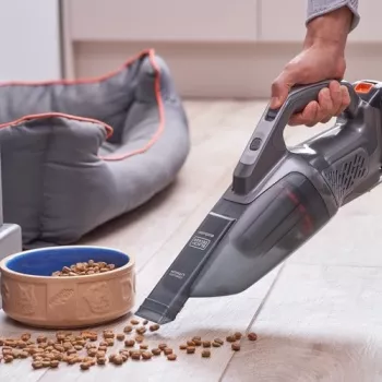 BLACK+DECKER BCHV001C1 Powerconnect 12V automašīnas rokas putekļsūcējs, 0.56L bez maisa, melns/pelēks/oranžs
