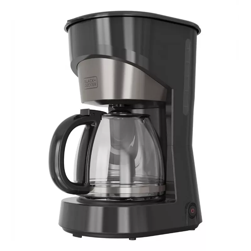 BLACK+DECKER BXCO1001E 1000 W 12 tasīšu filtru kafijas automāts, 1,5 L, melns