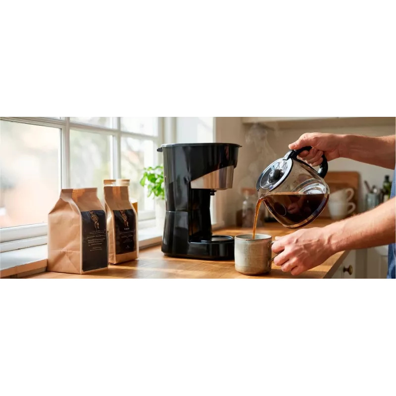 BLACK+DECKER BXCO1001E 1000 W 12 tasīšu filtru kafijas automāts, 1,5 L, melns
