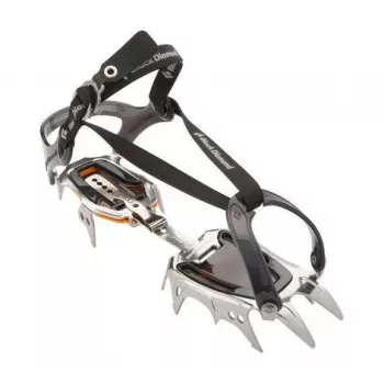 Black Diamond Serac Crampon - Nerūsējošais tērauds, 12 punktu automātiskie kramponi alpīnismam