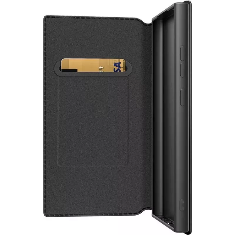 Black Rock Slim Folio vāciņš Samsung Galaxy S23 Ultra 6,8 collu melns 00226128