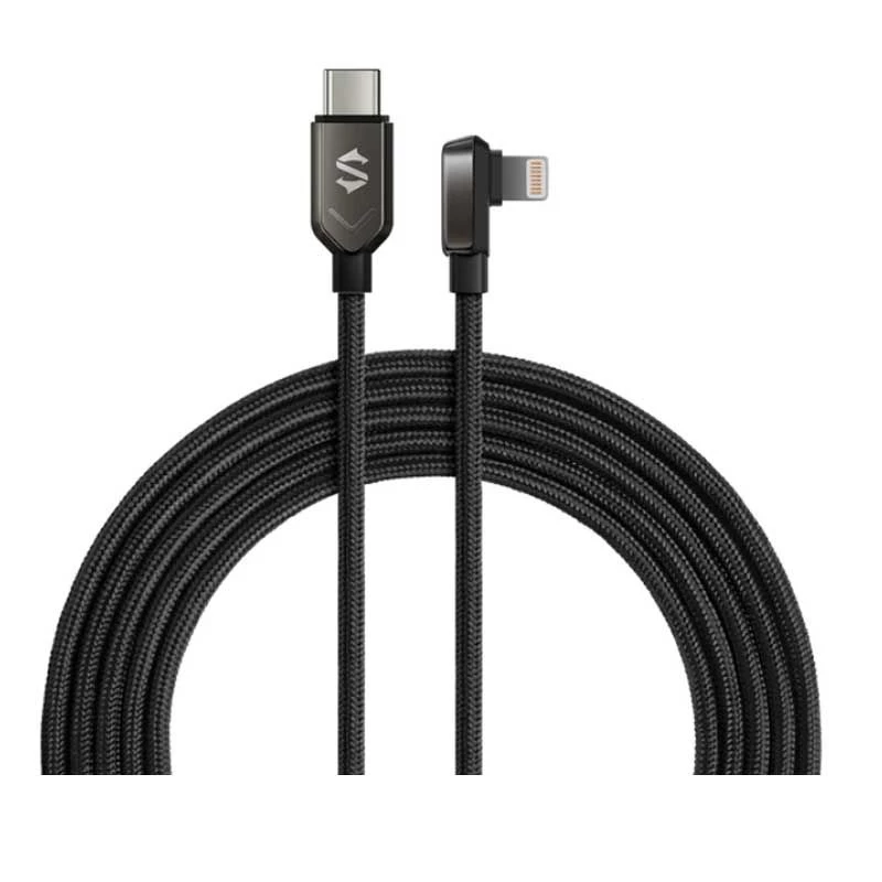 Black Shark USB to Lightning kabelis 1,2m Melns