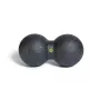 Blackroll DuoBall 8 cm Fascia masāžas bumba - Melna
