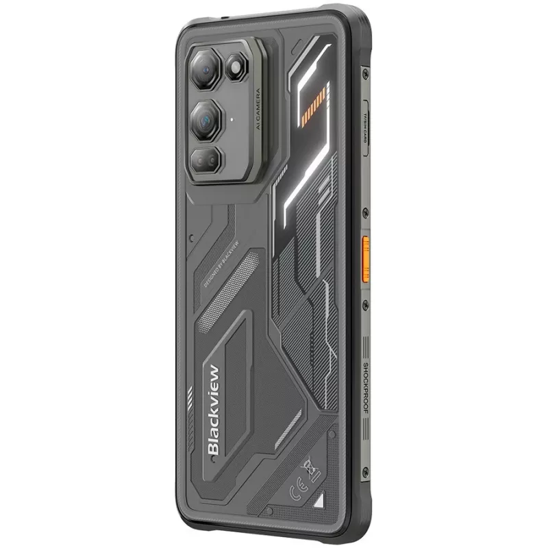 Blackview Fort 200 6/256GB Melns Viedtālrunis ar 6.67 collu AMOLED 120Hz, 108MP kameru, 5050mAh 66W