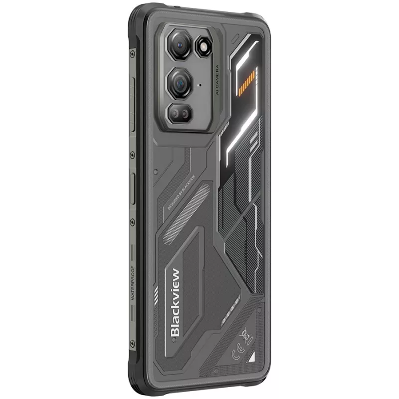 Blackview Fort 200 6/256GB Melns Viedtālrunis ar 6.67 collu AMOLED 120Hz, 108MP kameru, 5050mAh 66W