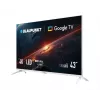 Blaupunkt 43UBG6010S 43 collas (108 cm) 4K Ultra HD Google TV, Balts
