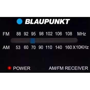 Blaupunkt PR4WH pārnēsājams AM/FM radio, pelēks