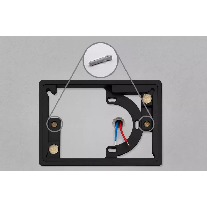 BLEBOX framePanelM balts sienas stiprinājuma rāmis priekš ControlPanelM
