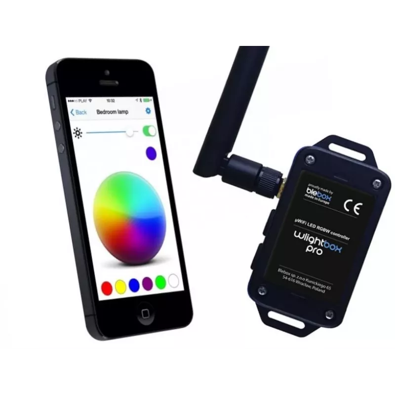 BleBox wLightBox Pro WiFi viedā apgaismojuma modulis – 4 kanālu PWM LED kontrolleris (12-24V DC, RGBW/CCT, darbojas ar Alexa un Google)