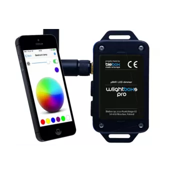 BLEBOX wLightBoxS Pro Viedais LED dimmera kontrolieris ar ārējo antenu 12-24V DC
