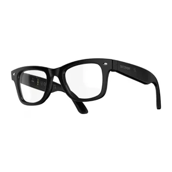 BlitzWolf BW-AG1 AI viedās brilles ar atvērtās auss audio, Bluetooth 5.3, IPX4, TR90 rāmis