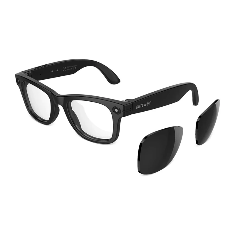 BlitzWolf BW-AG1 Pro viedās AI saulesbrilles ar maināmām lēcām