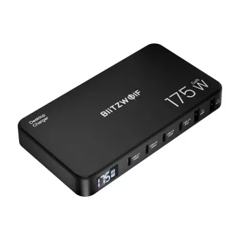 Blitzwolf BW-S30 6-in-1 uzlādes stacija 4xUSB-C + 2xUSB 175W