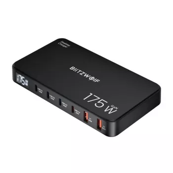 Blitzwolf BW-S30 6-in-1 uzlādes stacija 4xUSB-C + 2xUSB 175W