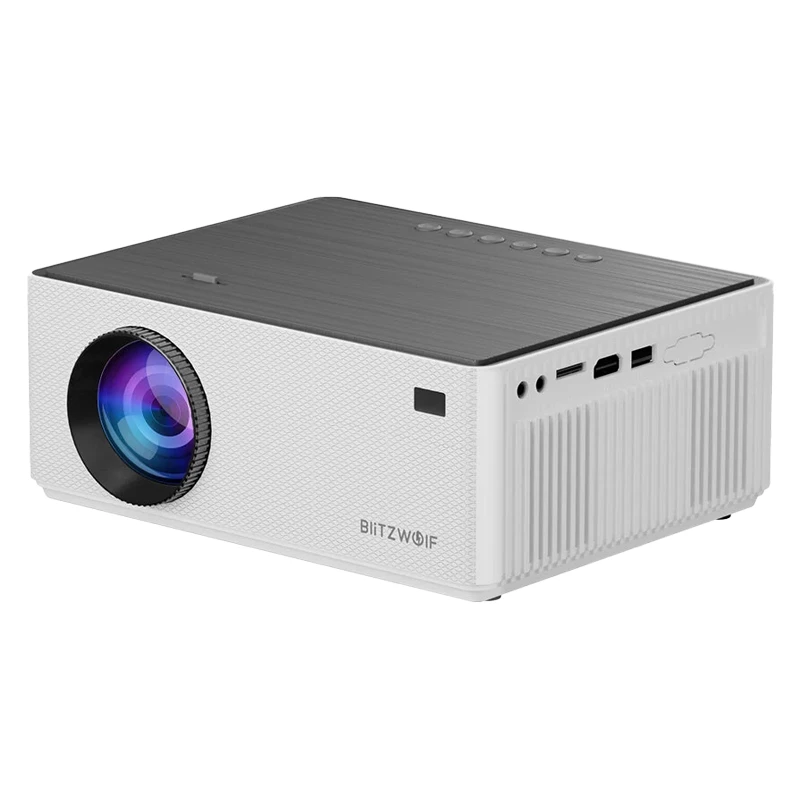 Blitzwolf BW-V8 4K Android Projektors, Full HD 1080p, 900 ANSI lūmeni, automātiskā fokusēšana, Wi-Fi 6, Bluetooth 5.0