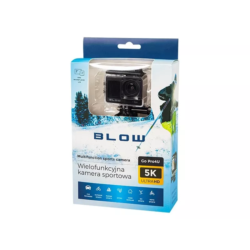 BLOW Action Sports kamera 20 MP 5K Ultra HD CMOS Wi-Fi 58 g