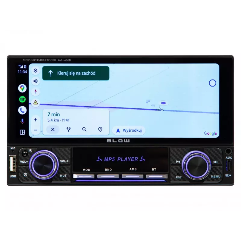 BLOW AVH-686B RDS MP3/USB/Micro SD/Bluetooth auto radio