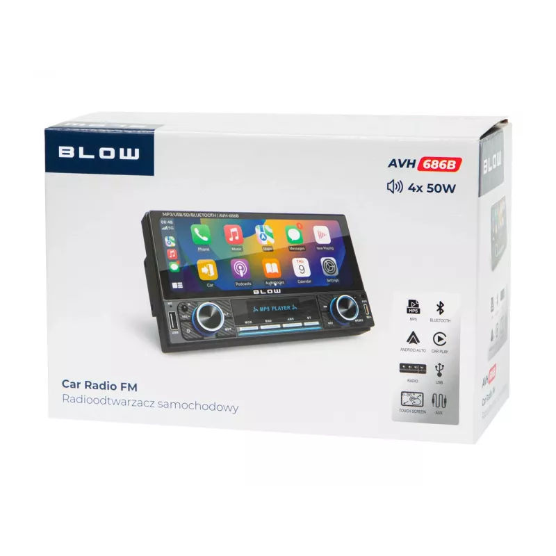 BLOW AVH-686B RDS MP3/USB/Micro SD/Bluetooth auto radio