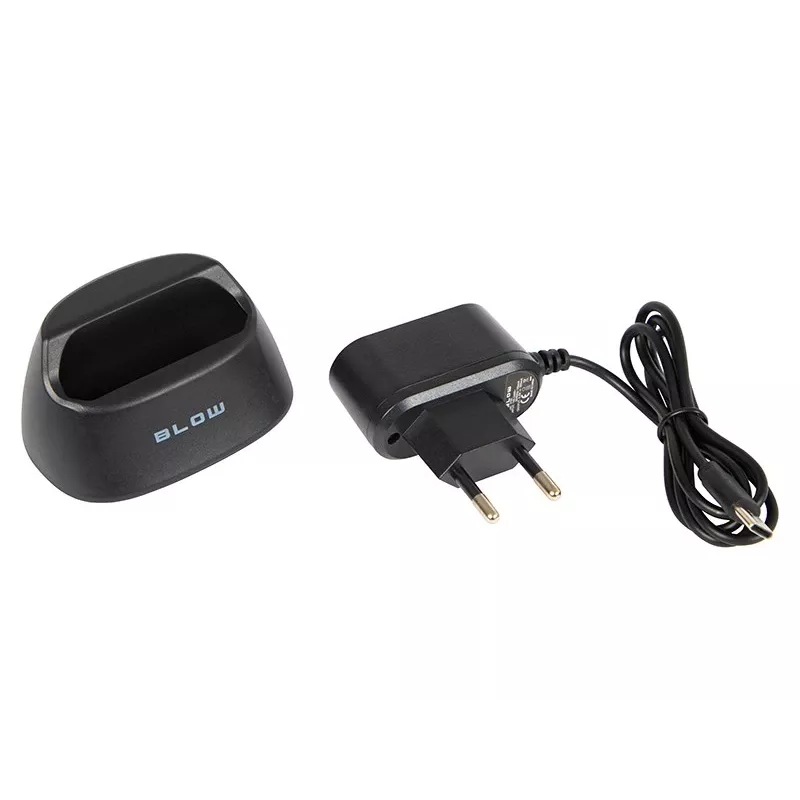 BLOW Black senioru telefons ar statīvu S18D