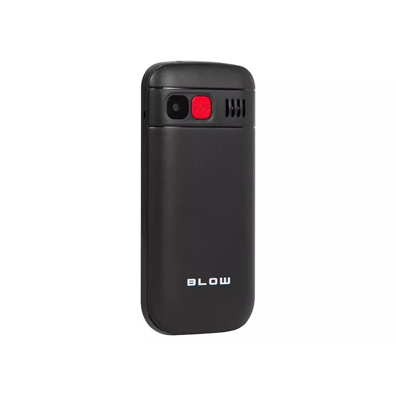 BLOW Black senioru telefons ar statīvu S18D