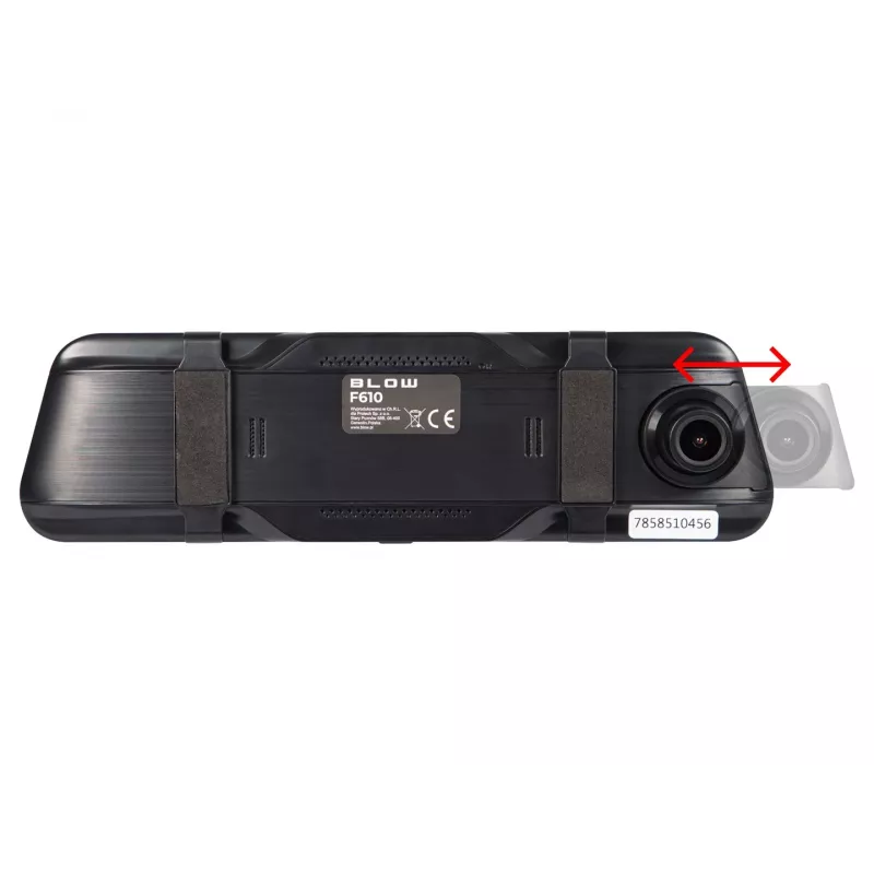 BLOW Blackbox DVR F610 10 inch Spoguļa vadības kamera ar atpakaļgaitas kameru