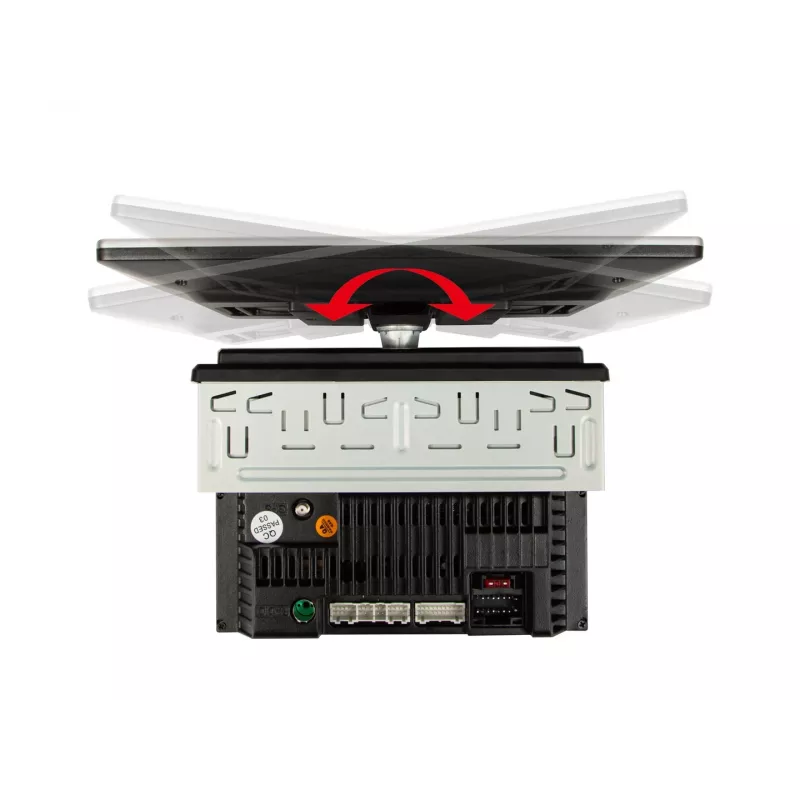 BLOW CP01 1DIN 10,1 collu Android 10 automašīnas radio ar grozāmu displeju, bezvadu CarPlay un Android Auto, GPS, Wi-Fi, Bluetooth