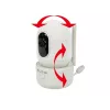 BLOW Electronic Baby Monitor ar 5.5 inch LCD WiFi monitori, Full HD kameru, Pan/Tilt/Zoom, nakts redzamību, divvirzienu audio, temperatūras sensoru, šūpuļdziesmām, 300m darbības rādiusu