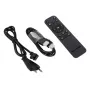 BLOW pārnēsājamais projektors Android TV HD kino skaņa ar melnu maciņu