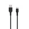 Blue Star USB-A uz USB-C kabelis 1m 3A Melns DC-001AC3.0