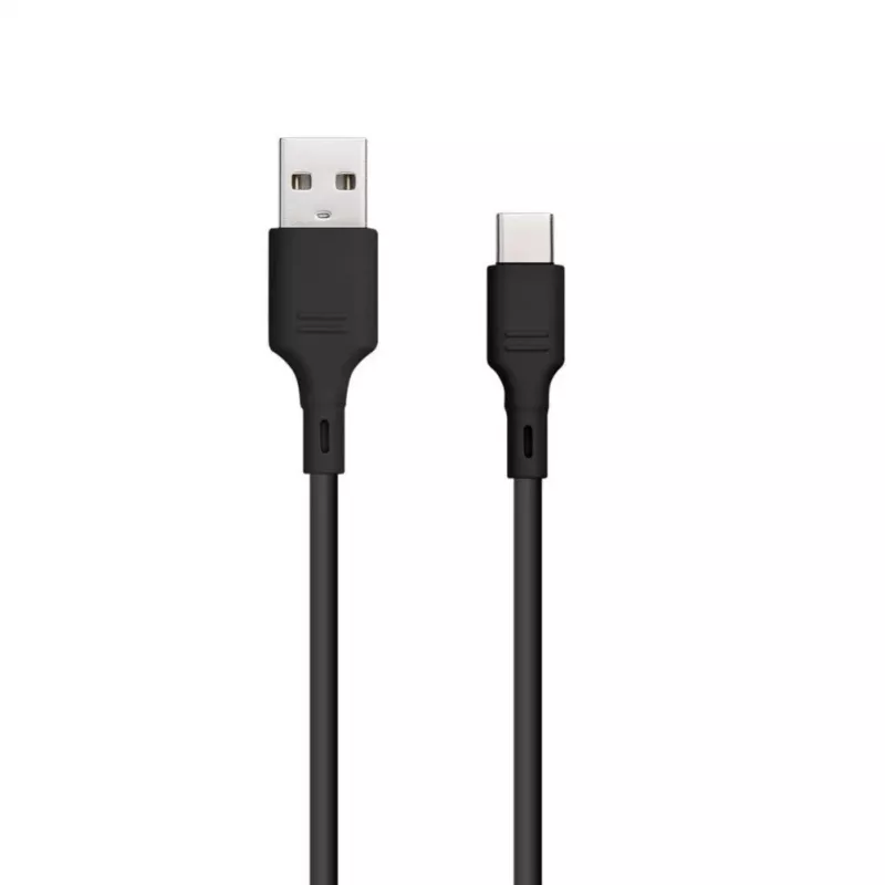 Blue Star USB-A uz USB-C kabelis 1m 3A Melns DC-001AC3.0