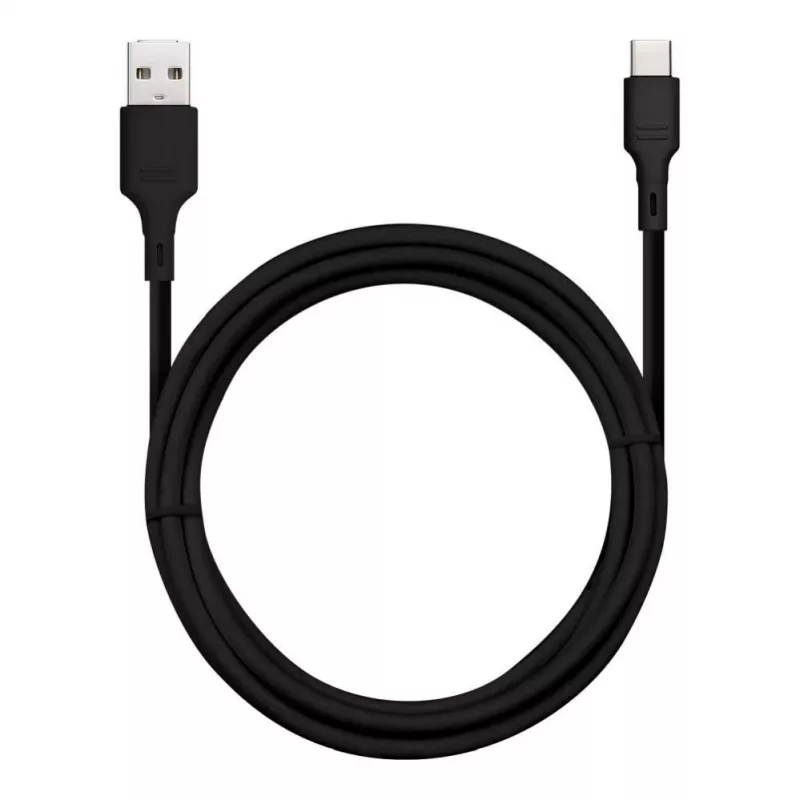 Blue Star USB-A uz USB-C kabelis 1m 3A Melns DC-001AC3.0