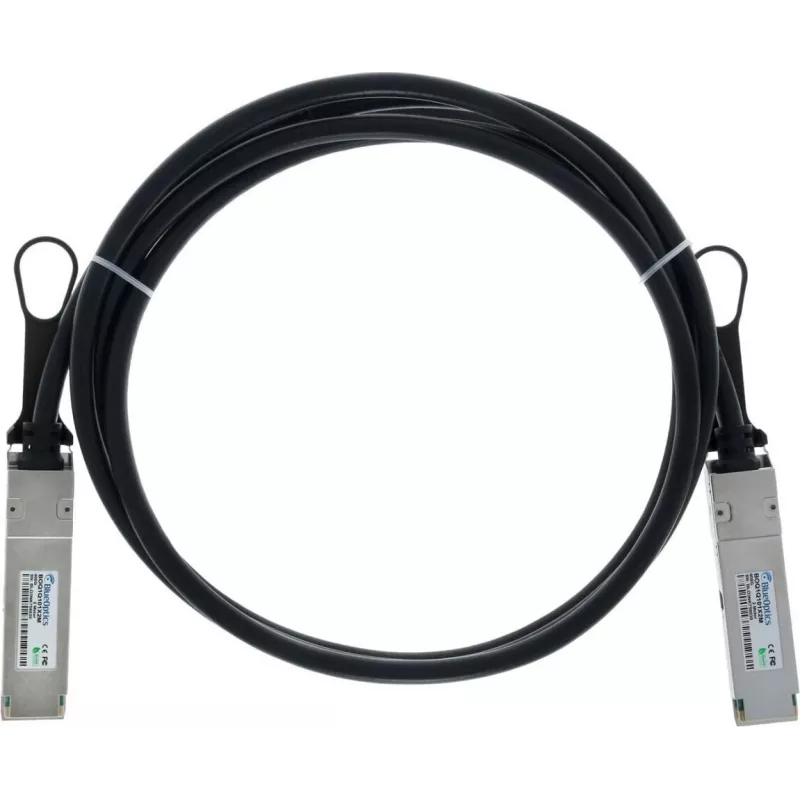 BLUELAN 400G QSFP112 tiešās pievienošanas vara kabelis, 1m, saderīgs ar Supermicro CBL-NTWK-0912-QSFP-1 CBL-NTWK-0912-QSFP-1-BL