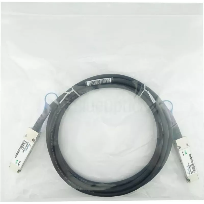 BLUELAN BlueOptics BL070701W3M30-BL InfiniBand HDR QSFP56 DAC kabelis 3m oranžs
